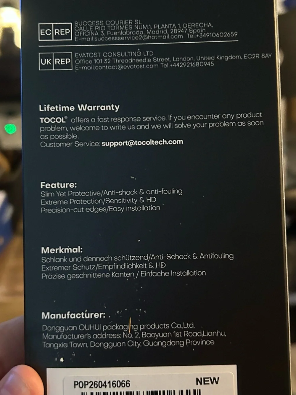 Orange iPhone Screen Protector for 6.3